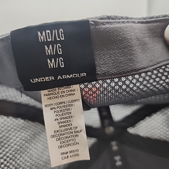 Under Armour Golf Hat Gray And Orange - Picture 5 of 5